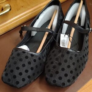 Torrid Black Polka Dot Flats